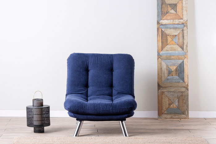 Atelier Del Sofa Misa Solo - Sofá de 1 plaza - Azul marino